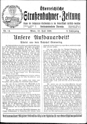 Österreichische Straßenbahner-Zeitung