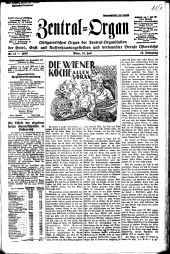 Neues Zentral-Organ der Hotel-, Gast- und Kaffeehaus-Angestellten