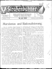 Der Straßenbahner