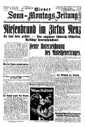 Wiener Sonn- und Montags-Zeitung