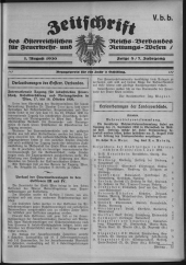 Zeitschrift d. Österr. Reichs-Verbandes f. Feuerwehr- und Rettungswesen