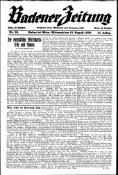 Badener Zeitung