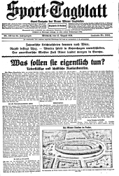 (Wiener) Sporttagblatt