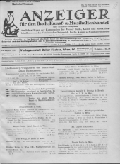 Oesterreichische Buchhändler-Correspondenz