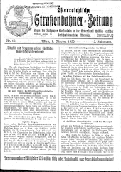 Österreichische Straßenbahner-Zeitung