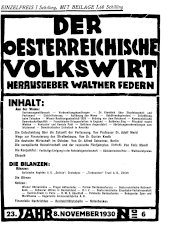 Der österreichische Volkswirt