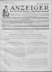 Oesterreichische Buchhändler-Correspondenz