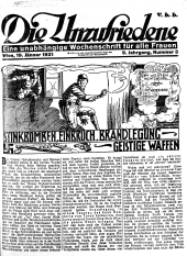 Die Unzufriedene
