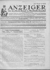 Oesterreichische Buchhändler-Correspondenz