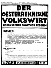 Der österreichische Volkswirt