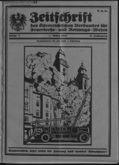 Zeitschrift d. Österr. Reichs-Verbandes f. Feuerwehr- und Rettungswesen