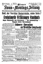Wiener Sonn- und Montags-Zeitung
