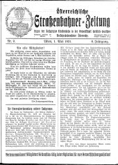 Österreichische Straßenbahner-Zeitung