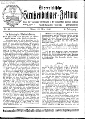 Österreichische Straßenbahner-Zeitung