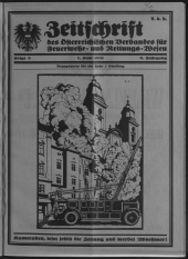 Zeitschrift d. Österr. Reichs-Verbandes f. Feuerwehr- und Rettungswesen