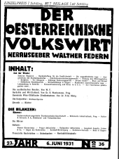 Der österreichische Volkswirt