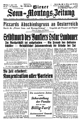 Wiener Sonn- und Montags-Zeitung