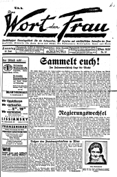 Das Wort der Frau