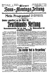 Wiener Sonn- und Montags-Zeitung