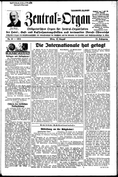 Neues Zentral-Organ der Hotel-, Gast- und Kaffeehaus-Angestellten