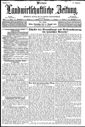 Wiener Landwirtschaftliche Zeitung
