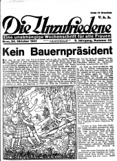 Die Unzufriedene