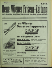 Neue Wiener Friseur-Zeitung