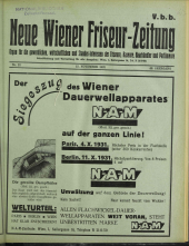 Neue Wiener Friseur-Zeitung