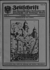 Zeitschrift d. Österr. Reichs-Verbandes f. Feuerwehr- und Rettungswesen