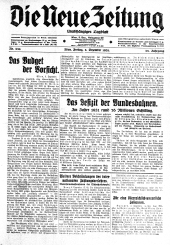 Die neue Zeitung