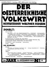 Der österreichische Volkswirt