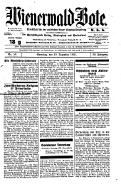 Wienerwald-Bote