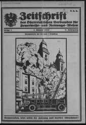 Zeitschrift d. Österr. Reichs-Verbandes f. Feuerwehr- und Rettungswesen
