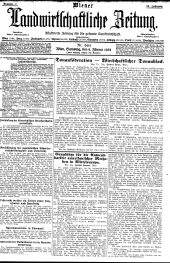 Wiener Landwirtschaftliche Zeitung