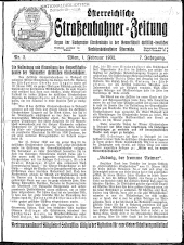 Österreichische Straßenbahner-Zeitung