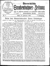 Österreichische Straßenbahner-Zeitung