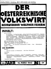 Der österreichische Volkswirt