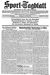 (Wiener) Sporttagblatt