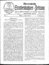 Österreichische Straßenbahner-Zeitung