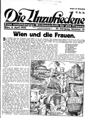 Die Unzufriedene