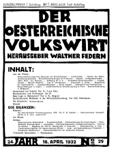 Der österreichische Volkswirt