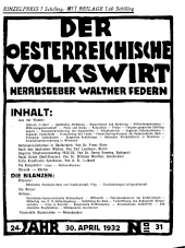 Der österreichische Volkswirt