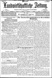 Wiener Landwirtschaftliche Zeitung