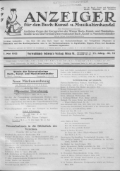 Oesterreichische Buchhändler-Correspondenz