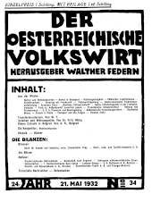 Der österreichische Volkswirt