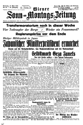 Wiener Sonn- und Montags-Zeitung