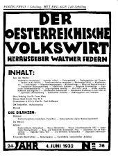 Der österreichische Volkswirt