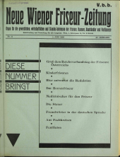 Neue Wiener Friseur-Zeitung