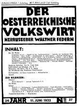 Der österreichische Volkswirt