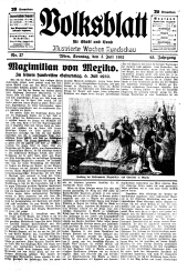 Volksblatt für Stadt und Land